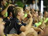 GP SINGAPORE, 22.09.2013- Sebastian Vettel (GER) Red Bull Racing RB9 celebrates the win of the race