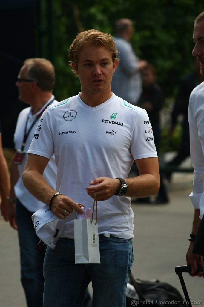 GP SINGAPORE, 19.09.2013- Nico Rosberg (GER) Mercedes AMG F1 W04 