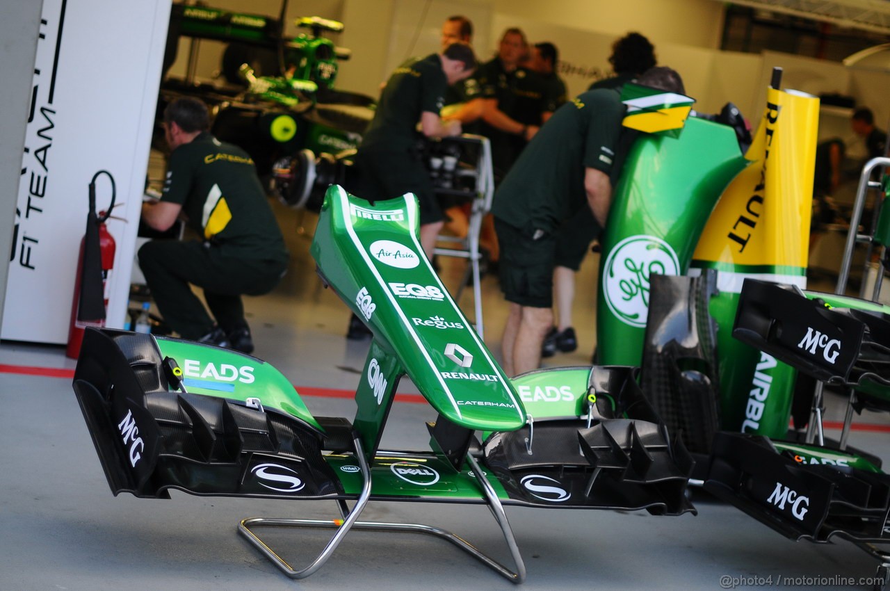GP SINGAPORE, 19.09.2013- Caterham front wing