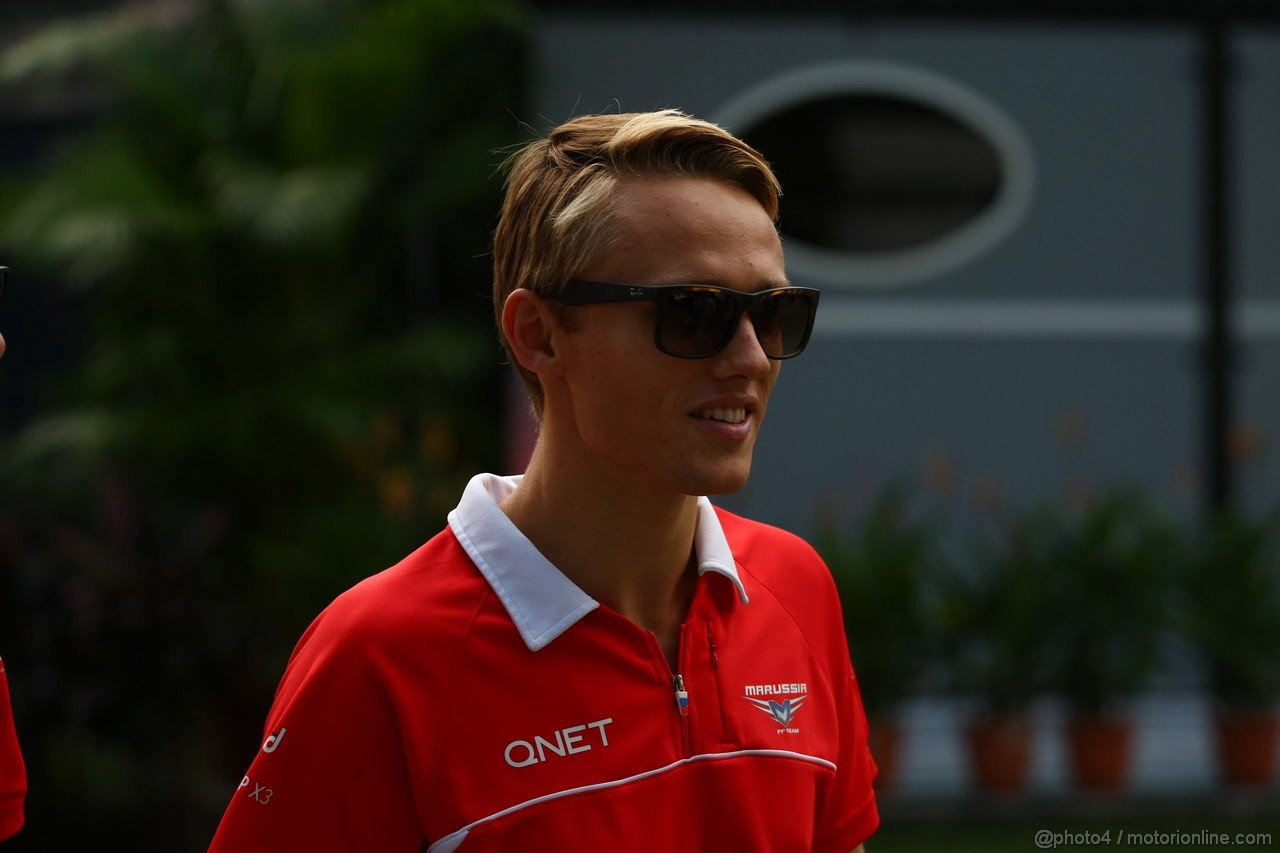 GP SINGAPORE, 19.09.2013- Max Chilton (GBR), Marussia F1 Team MR02 