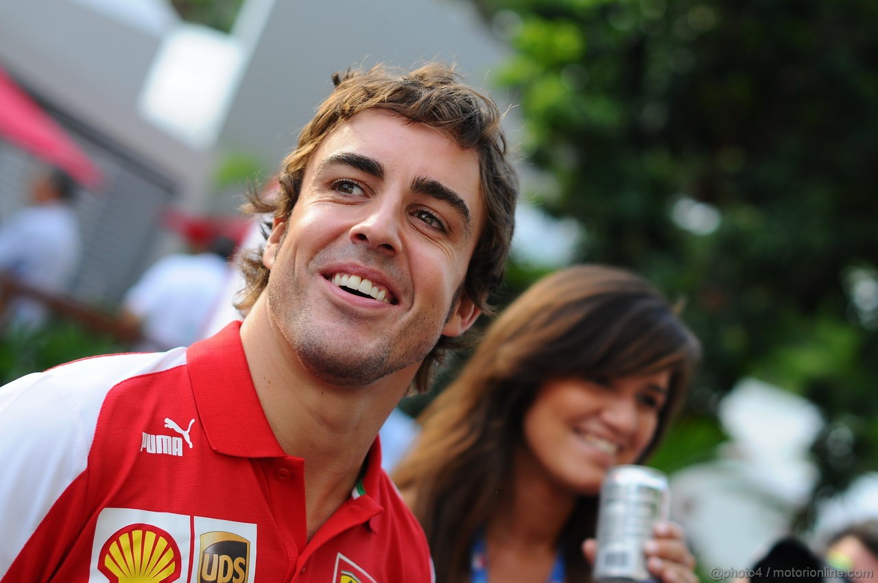 GP SINGAPORE, 19.09.2013- Fernando Alonso (ESP) Ferrari F138 