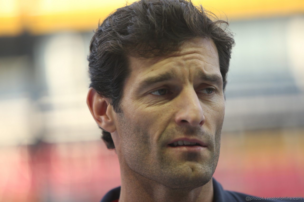GP SINGAPORE, 19.09.2013- Mark Webber (AUS) Red Bull Racing RB9