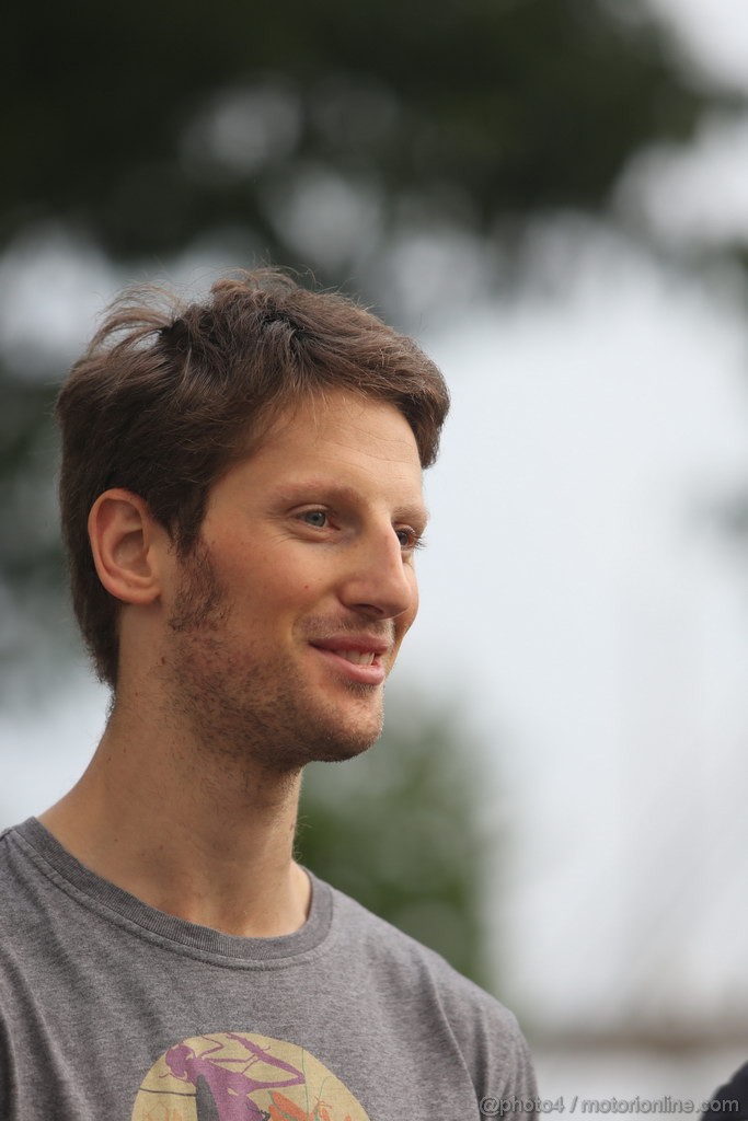 GP SINGAPORE, 19.09.2013- Romain Grosjean (FRA) Lotus F1 Team E213