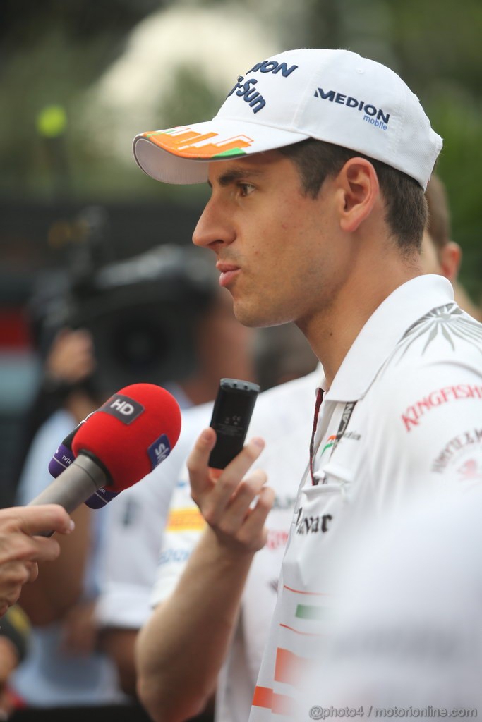 GP SINGAPORE, 19.09.2013- Adrian Sutil (GER), Sahara Force India F1 Team VJM06
