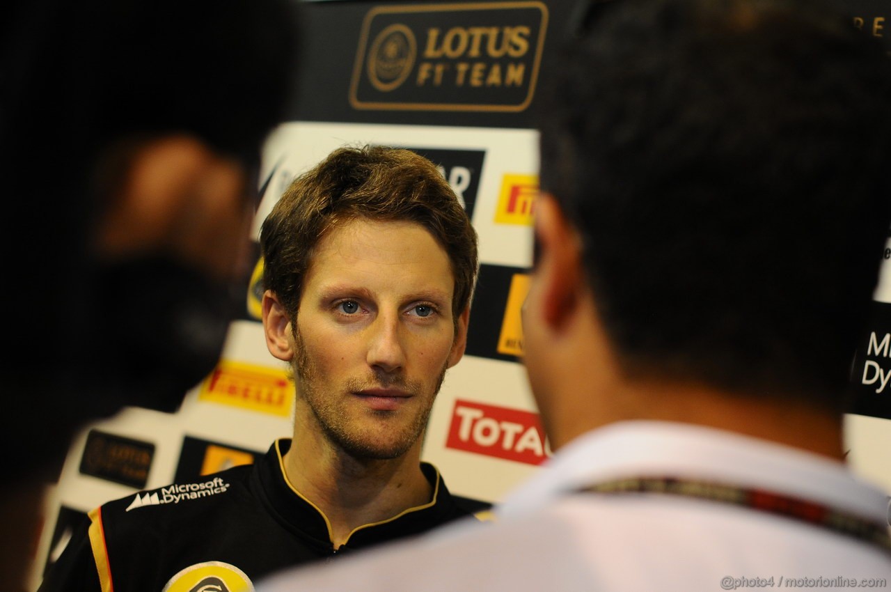 GP SINGAPORE, 19.09.2013- Romain Grosjean (FRA) Lotus F1 Team E21 