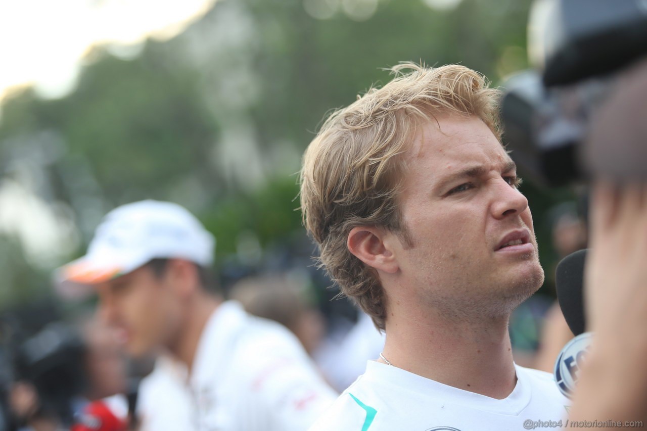 GP SINGAPORE, 19.09.2013- Nico Rosberg (GER) Mercedes AMG F1 W04