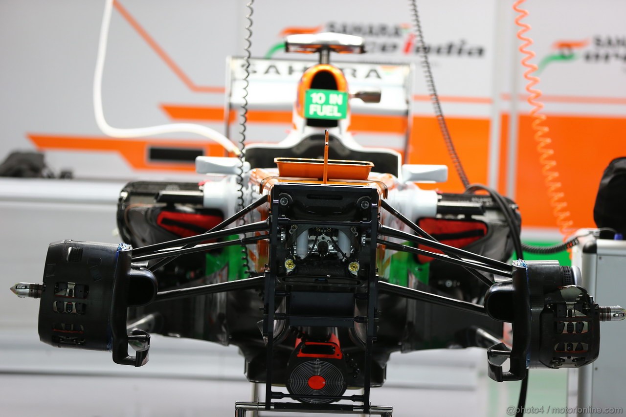 GP SINGAPORE, 19.09.2013- Force India tech details