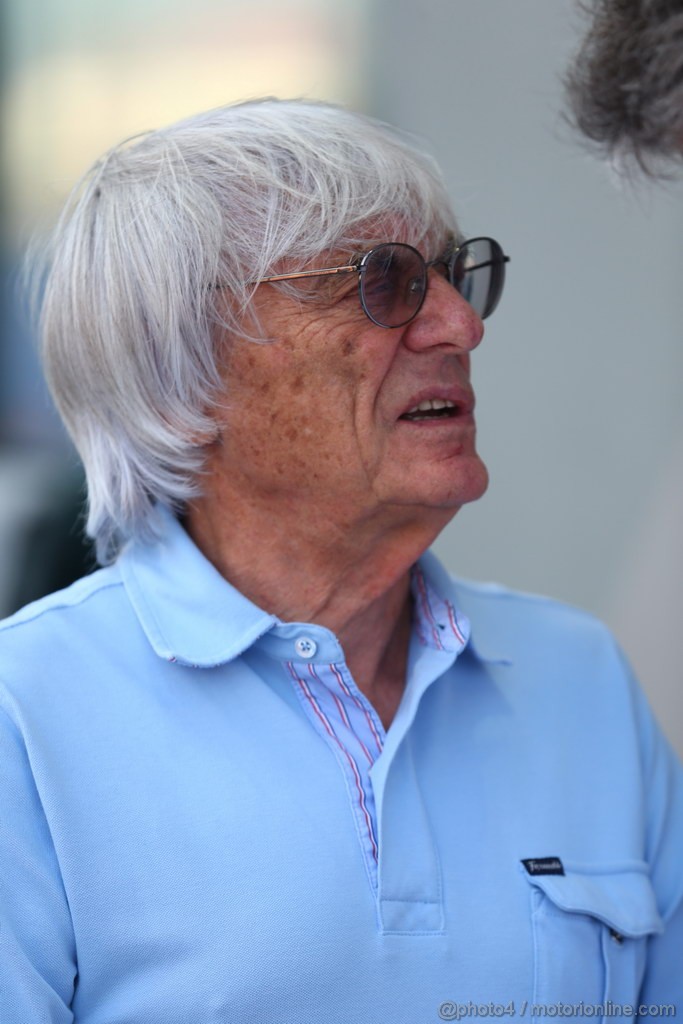 GP SINGAPORE, 19.09.2013- Bernie Ecclestone (GBR), President e CEO of Formula One Management