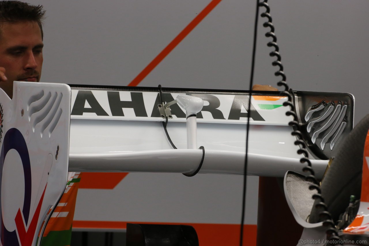 GP SINGAPORE, 19.09.2013- Force India tech details