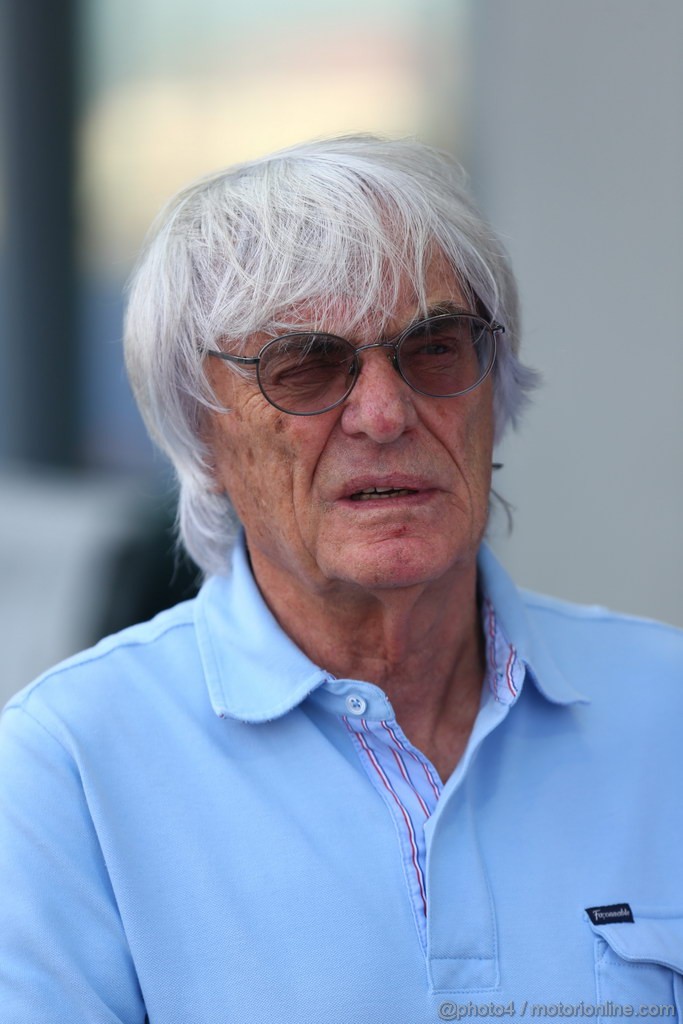 GP SINGAPORE, 19.09.2013- Bernie Ecclestone (GBR), President e CEO of Formula One Management