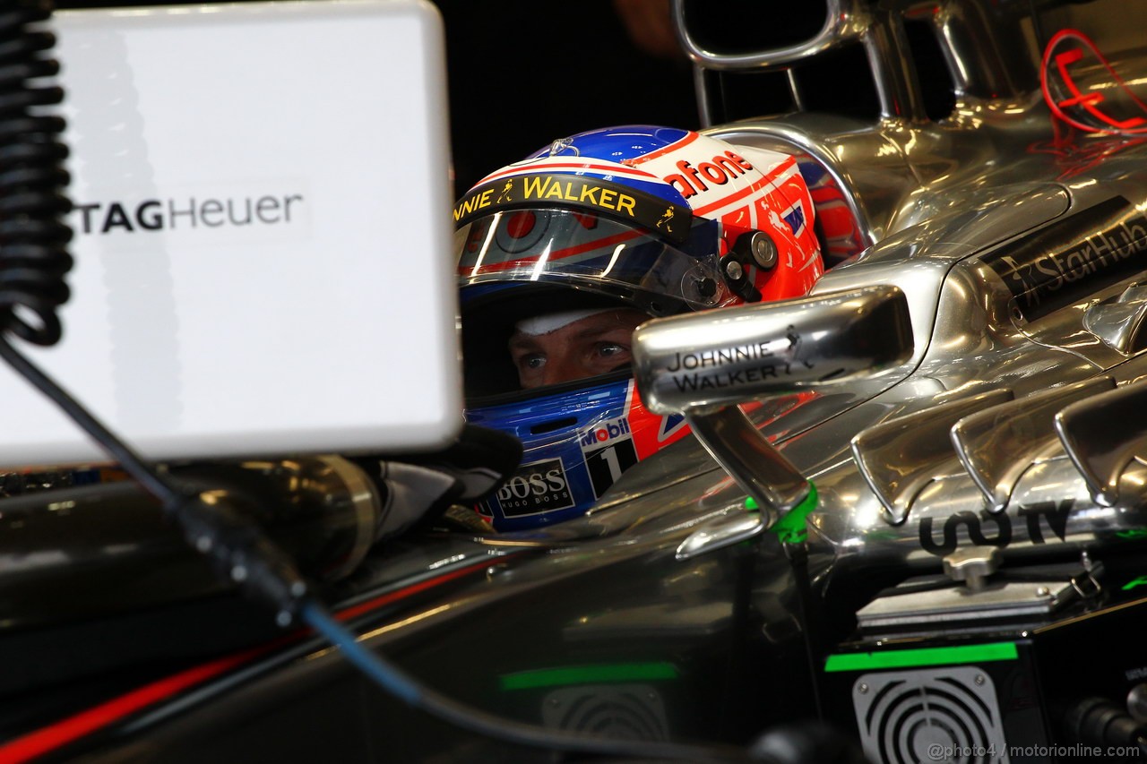 GP SINGAPORE, 21.09.2013- Free practice 3, Jenson Button (GBR) McLaren Mercedes MP4-28