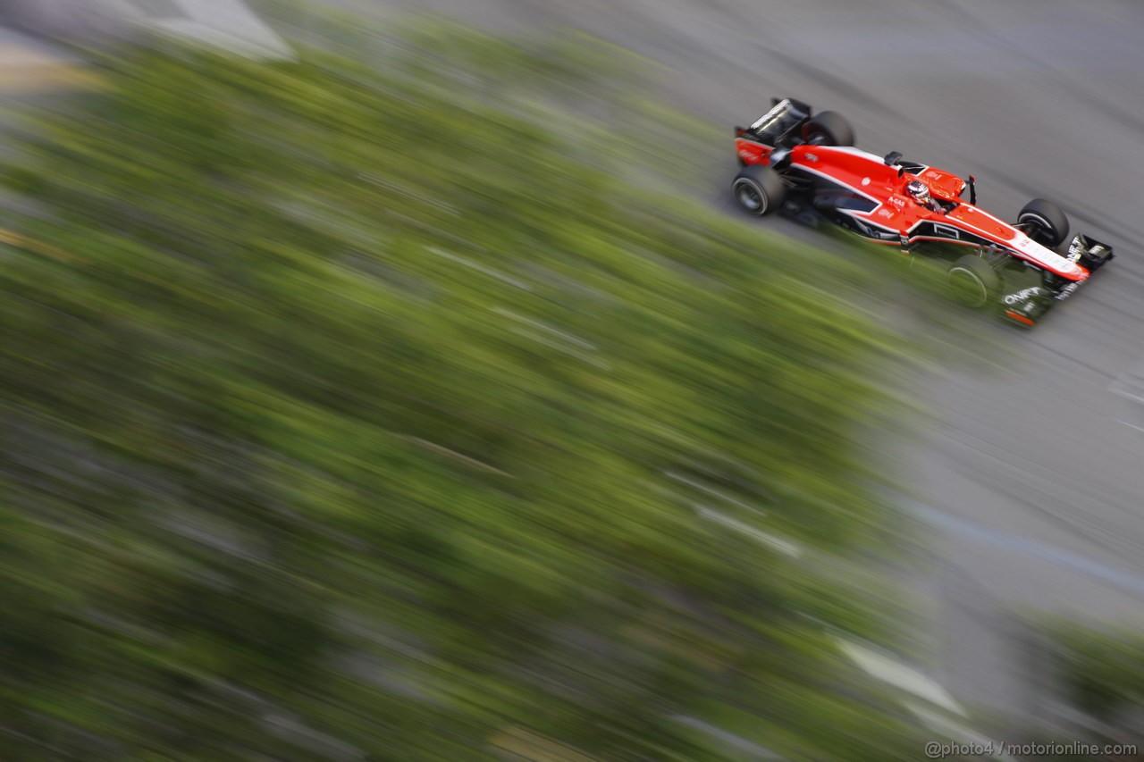 GP SINGAPORE, 21.09.2013- Free practice 3, Jules Bianchi (FRA) Marussia F1 Team MR02