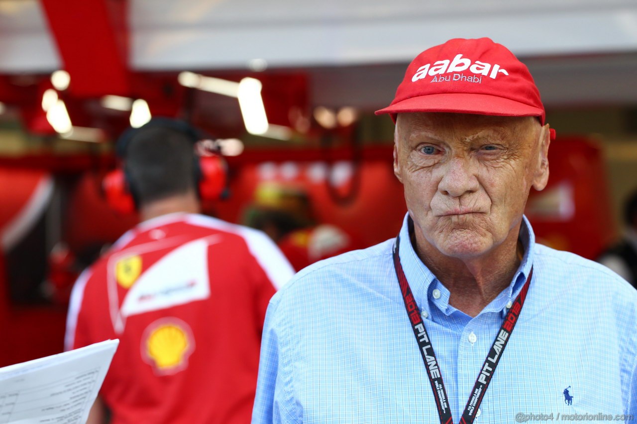 GP SINGAPORE, 21.09.2013- Niki Lauda (AUT) Mercedes Non-Executive Chairman