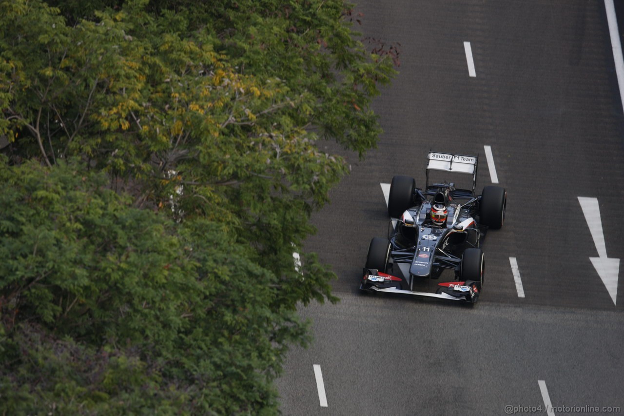 GP SINGAPORE, 21.09.2013- Free practice 3, Nico Hulkenberg (GER) Sauber F1 Team C32