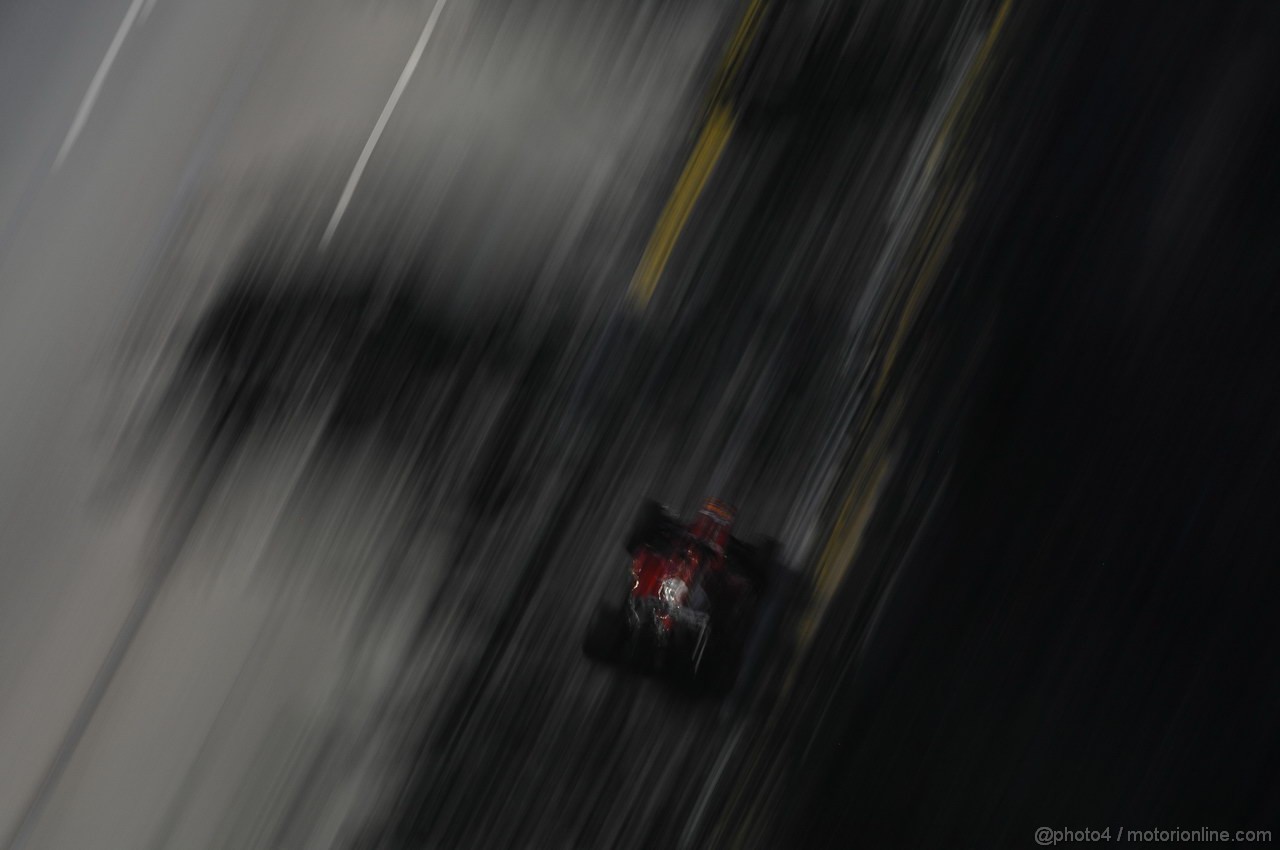GP SINGAPORE, 21.09.2013- Free practice 3, Fernando Alonso (ESP) Ferrari F138