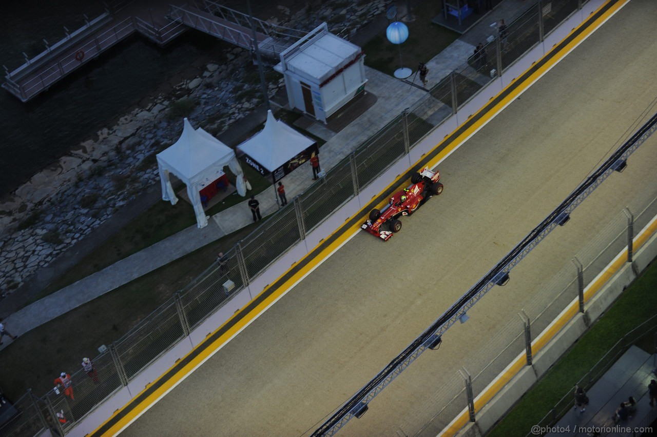 GP SINGAPORE, 21.09.2013- Free practice 3, Felipe Massa (BRA) Ferrari F138