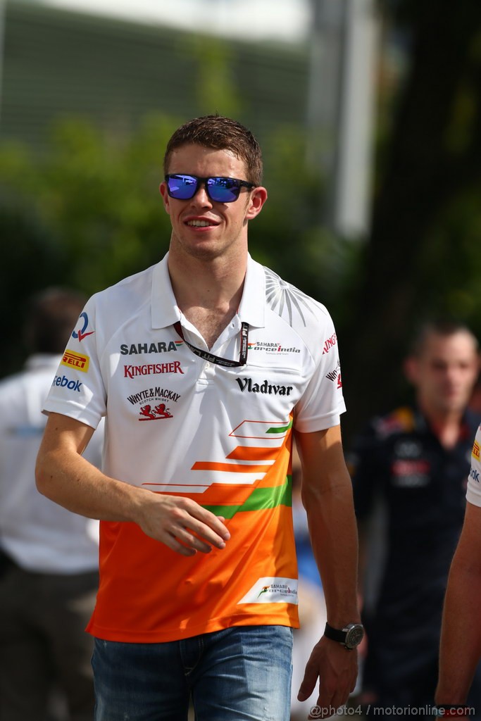GP SINGAPORE, 21.09.2013- Paul di Resta (GBR) Sahara Force India F1 Team VJM06