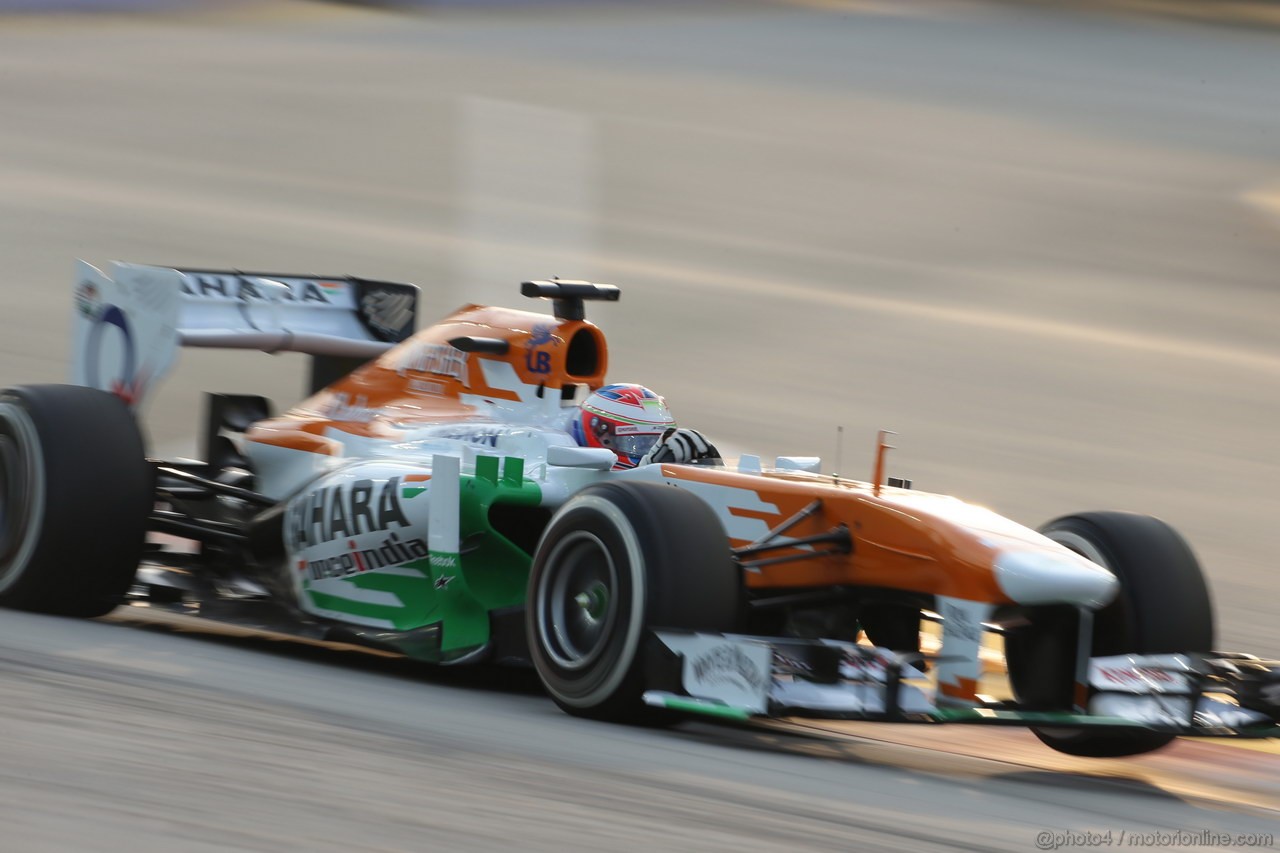 GP SINGAPORE, 21.09.2013- Free practice 3, Paul di Resta (GBR) Sahara Force India F1 Team VJM06