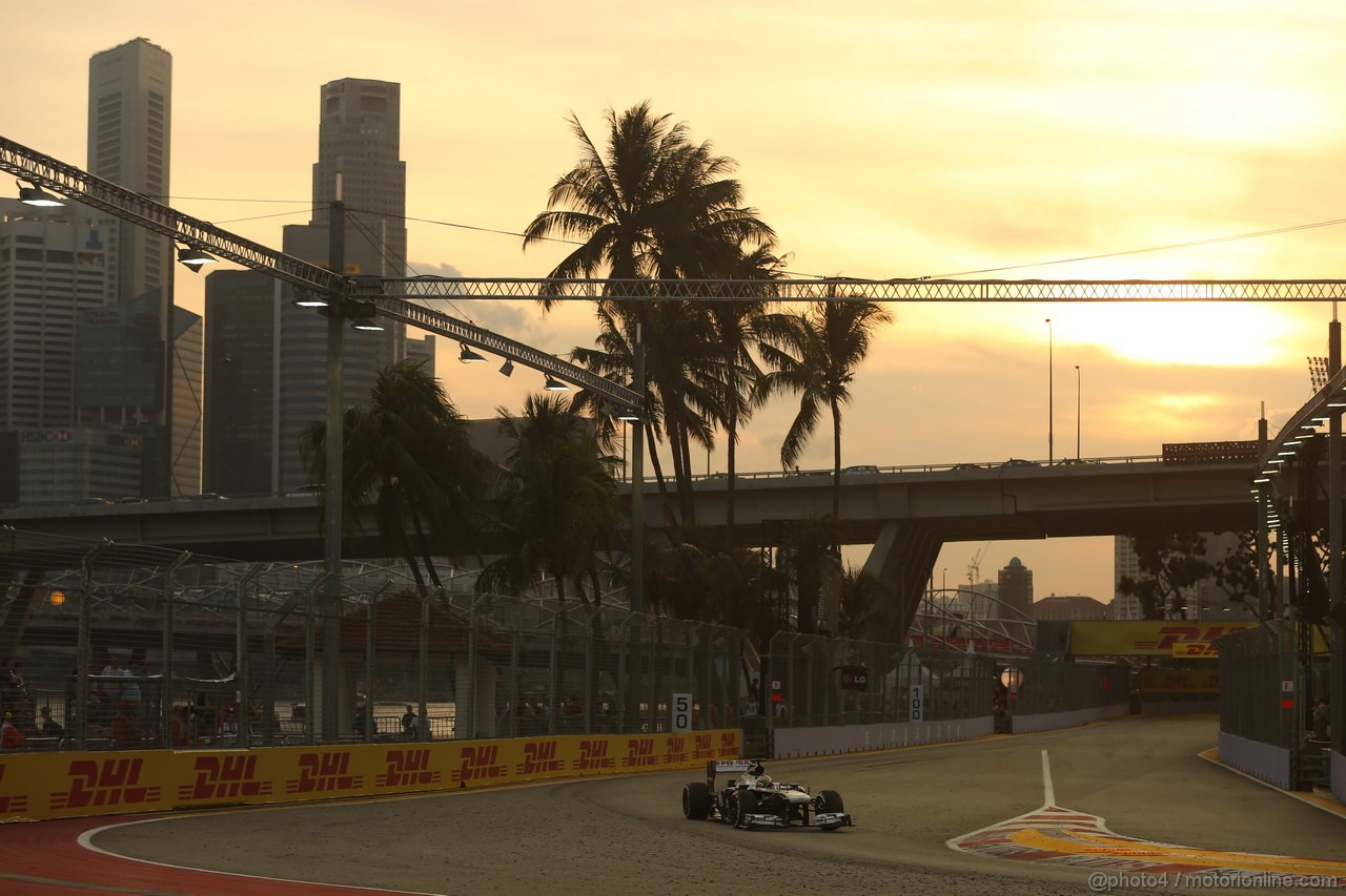 GP SINGAPORE, 21.09.2013- Free practice 3, Pastor Maldonado (VEN) Williams F1 Team FW35