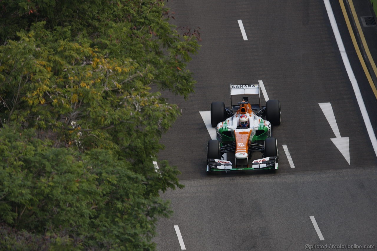 GP SINGAPORE, 21.09.2013- Free practice 3, Paul di Resta (GBR) Sahara Force India F1 Team VJM06