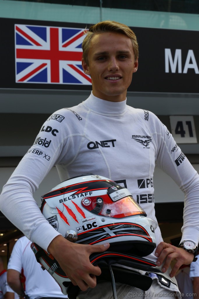 GP SINGAPORE, 21.09.2013- Free practice 3, Max Chilton (GBR), Marussia F1 Team MR02