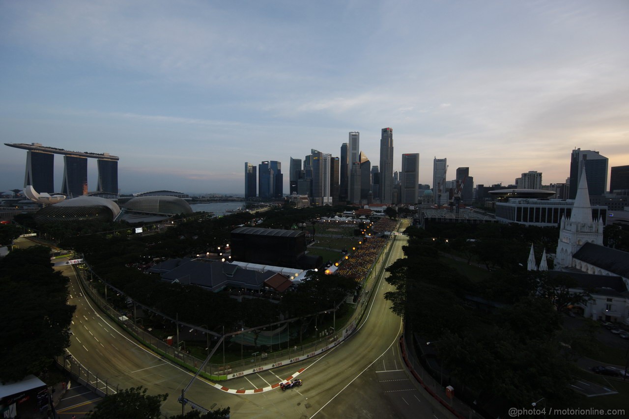GP SINGAPORE, 21.09.2013- Free practice 3, Mark Webber (AUS) Red Bull Racing RB9