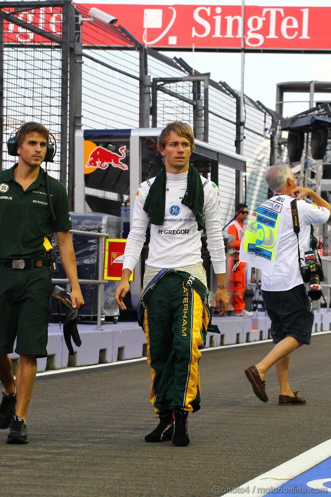 GP SINGAPORE, 21.09.2013- Free practice 3, Charles Pic (FRA) Caterham F1 Team CT03