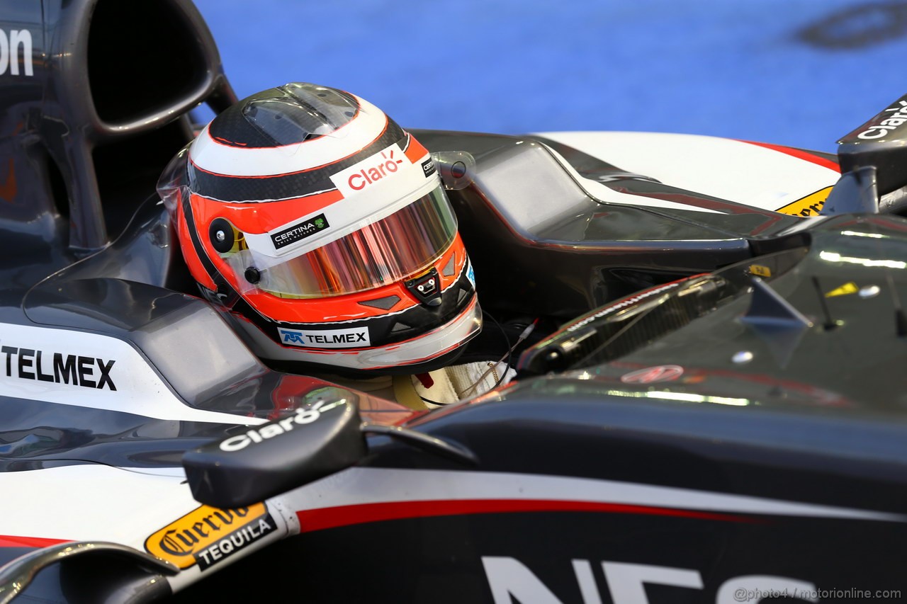 GP SINGAPORE, 21.09.2013- Free practice 3, Nico Hulkenberg (GER) Sauber F1 Team C32