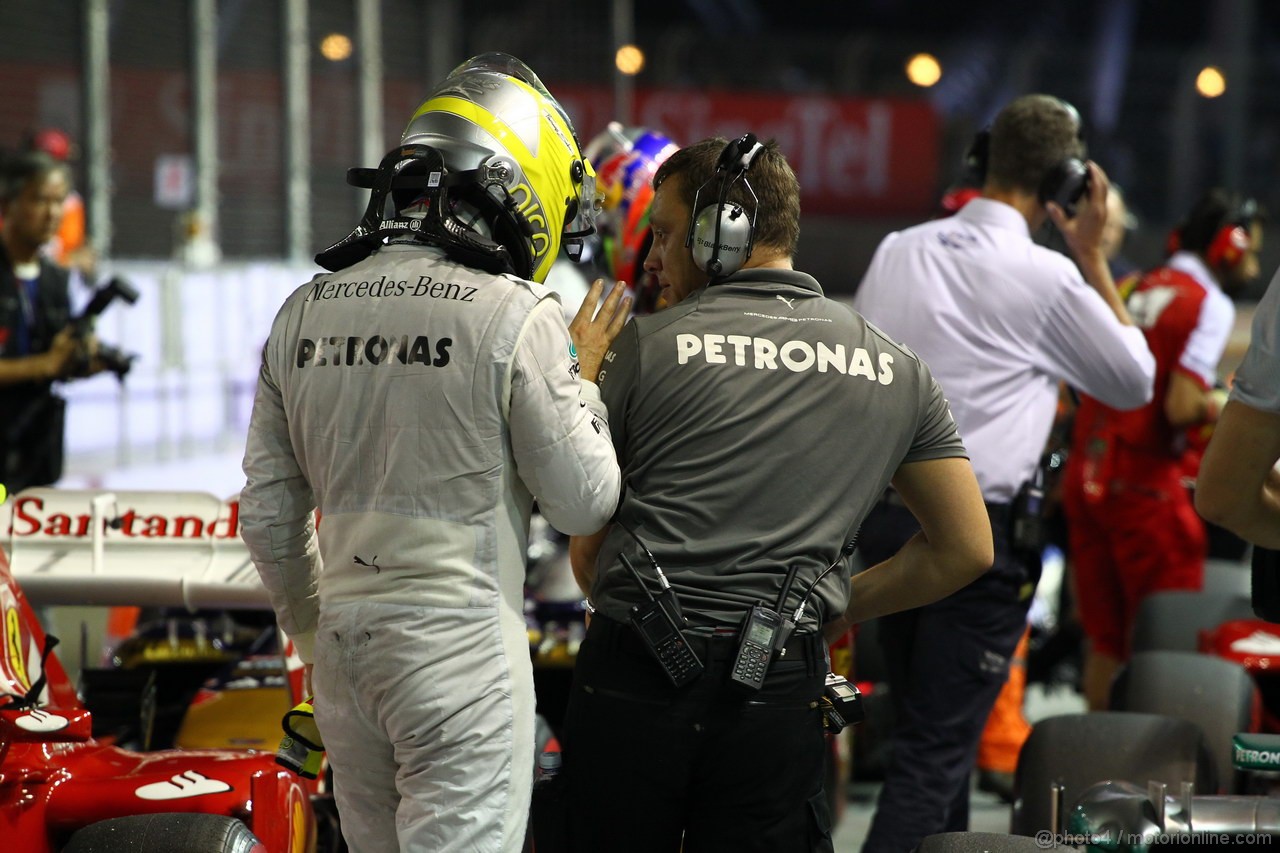 GP SINGAPORE, 21.09.2013- Qualifiche, Nico Rosberg (GER) Mercedes AMG F1 W04