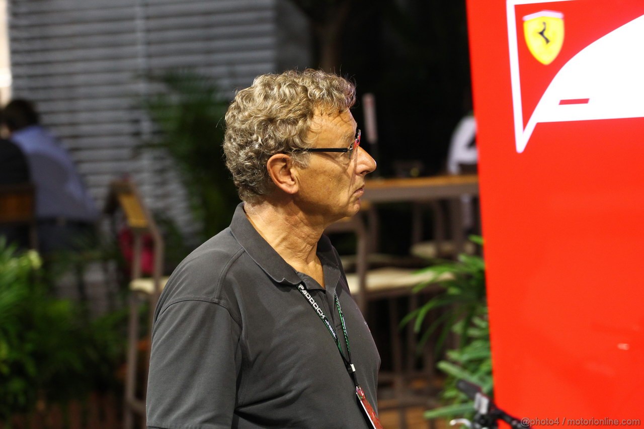 GP SINGAPORE, 21.09.2013- Hermann Tilke (GER) Circuit Designer