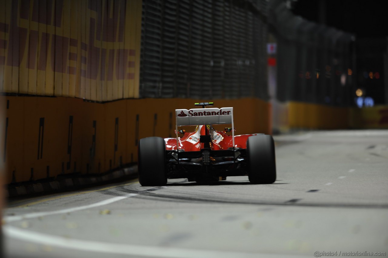 GP SINGAPORE, 21.09.2013- Qualifiche, Felipe Massa (BRA) Ferrari F138