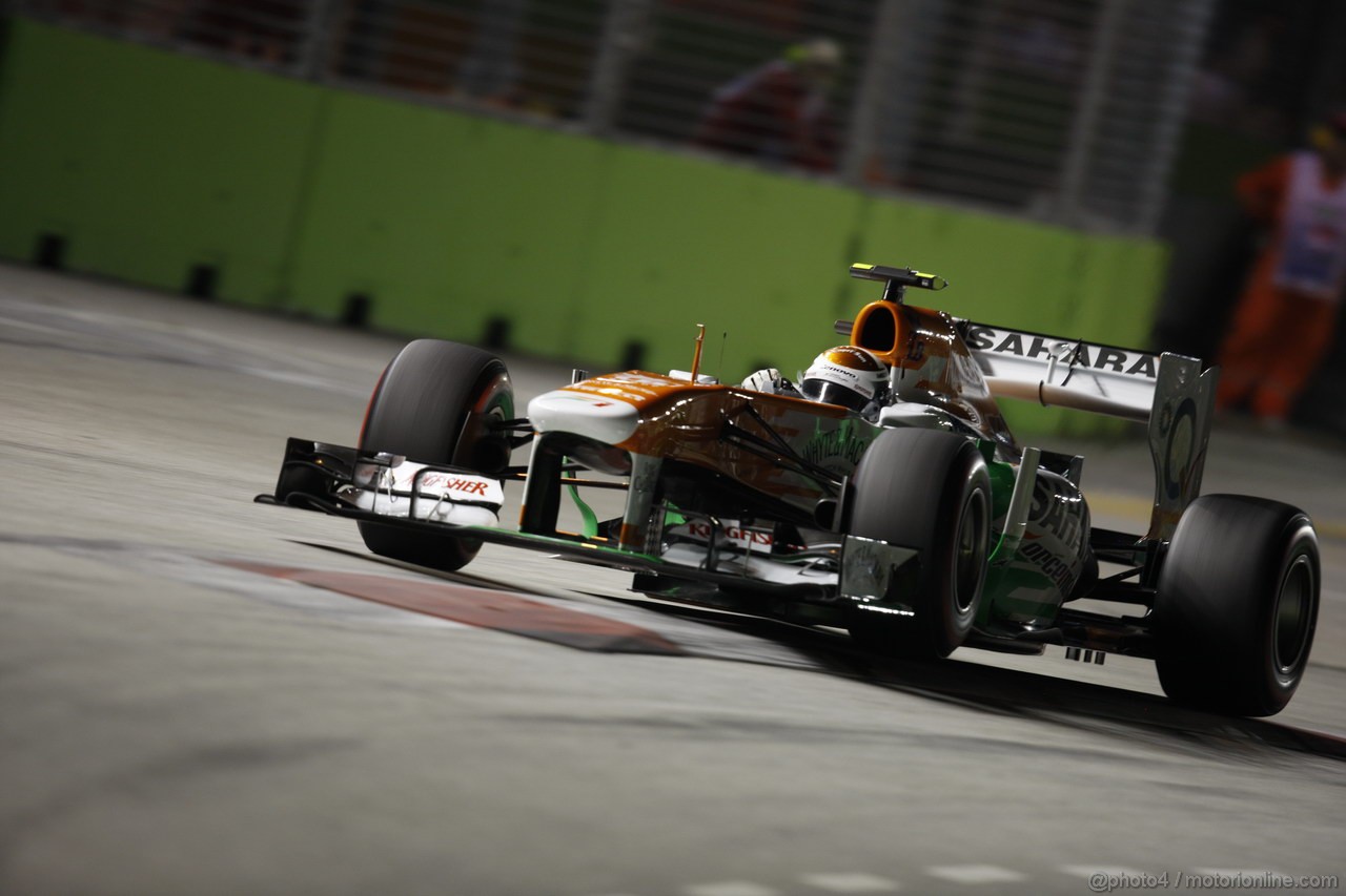 GP SINGAPORE, 21.09.2013- Qualifiche, Adrian Sutil (GER), Sahara Force India F1 Team VJM06