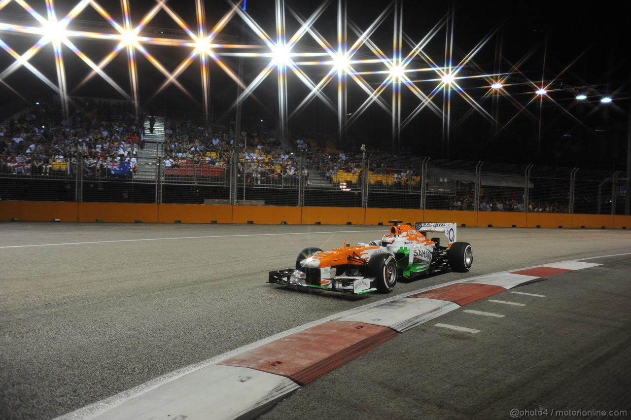 GP SINGAPORE, 21.09.2013- Qualifiche, Paul di Resta (GBR) Sahara Force India F1 Team VJM06
