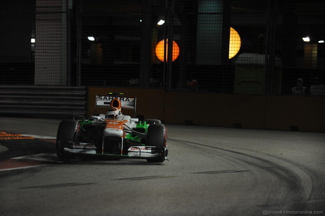 GP SINGAPORE, 21.09.2013- Qualifiche, Adrian Sutil (GER), Sahara Force India F1 Team VJM06
