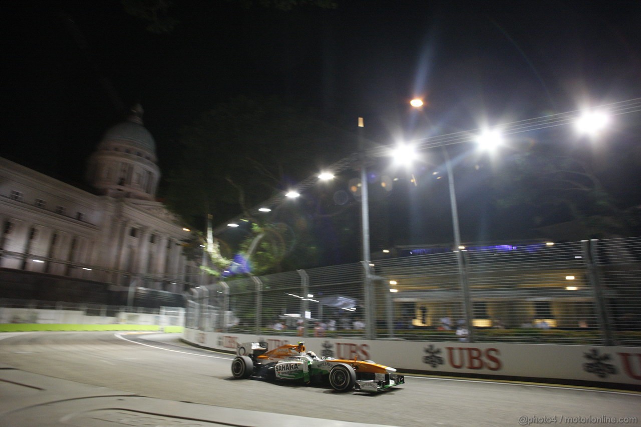 GP SINGAPORE, 21.09.2013- Qualifiche, Adrian Sutil (GER), Sahara Force India F1 Team VJM06