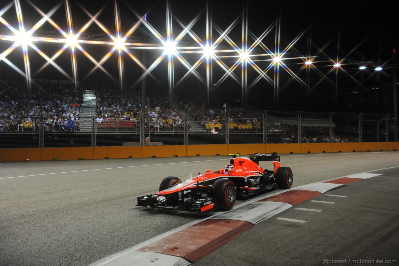 GP SINGAPORE, 21.09.2013- Qualifiche, Max Chilton (GBR), Marussia F1 Team MR02