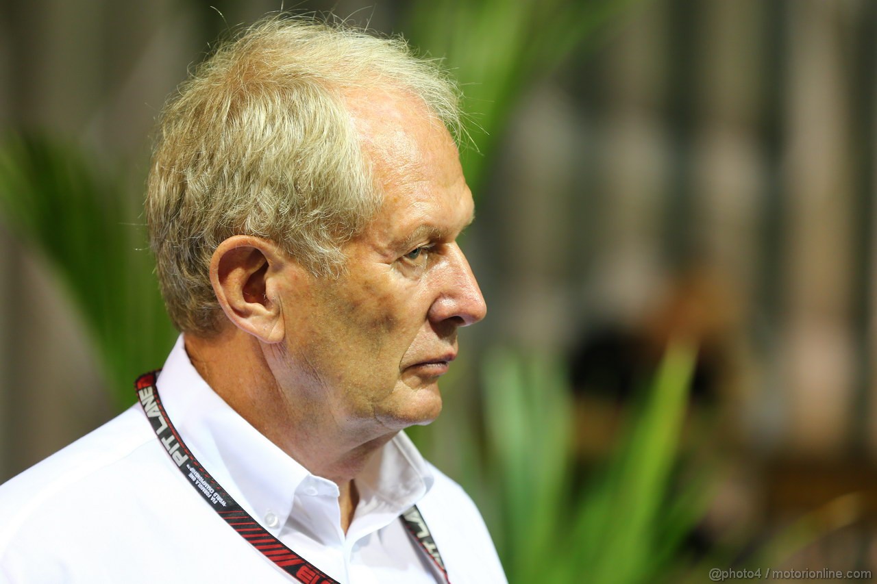 GP SINGAPORE, 21.09.2013- Helmut Marko (AUT), Red Bull Racing, Red Bull Advisor