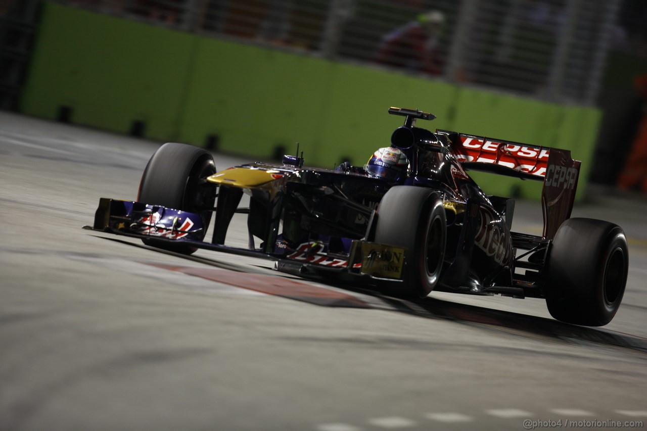GP SINGAPORE, 21.09.2013- Qualifiche, Jean-Eric Vergne (FRA) Scuderia Toro Rosso STR8