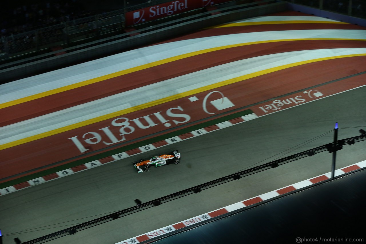 GP SINGAPORE, 21.09.2013- Qualifiche, Paul di Resta (GBR) Sahara Force India F1 Team VJM06