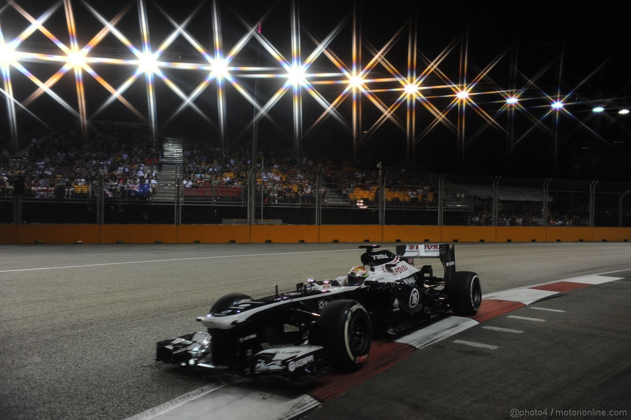 GP SINGAPORE, 21.09.2013- Qualifiche, Pastor Maldonado (VEN) Williams F1 Team FW35