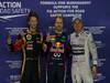 GP SINGAPORE, 21.09.2013- Qualifiche, Pole position Sebastian Vettel (GER) Red Bull Racing RB9, 2nd Nico Rosberg (GER) Mercedes AMG F1 W04 3rd Romain Grosjean (FRA) Lotus F1 Team E213
