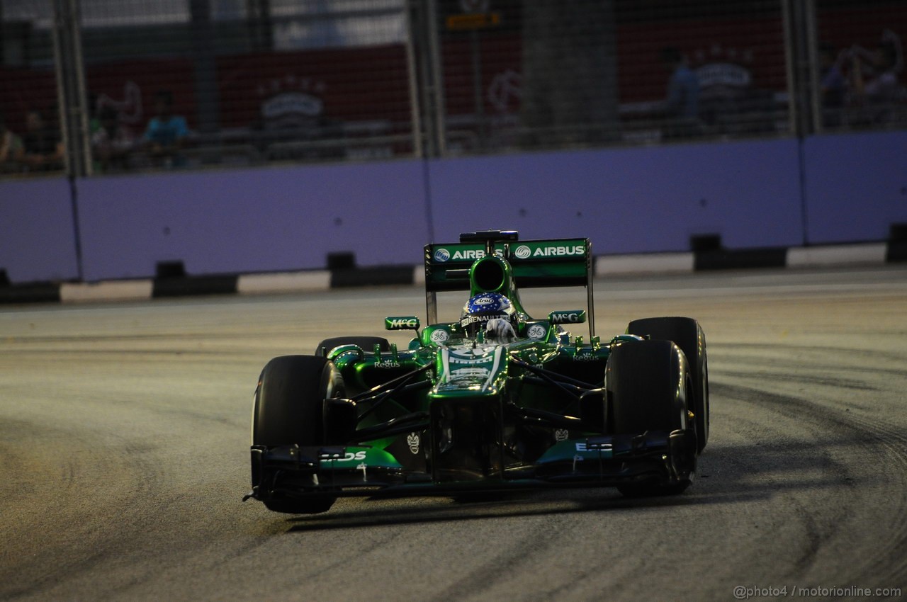 GP SINGAPORE, 20.09.2013- Prove Libere 1: Charles Pic (FRA) Caterham F1 Team CT03 