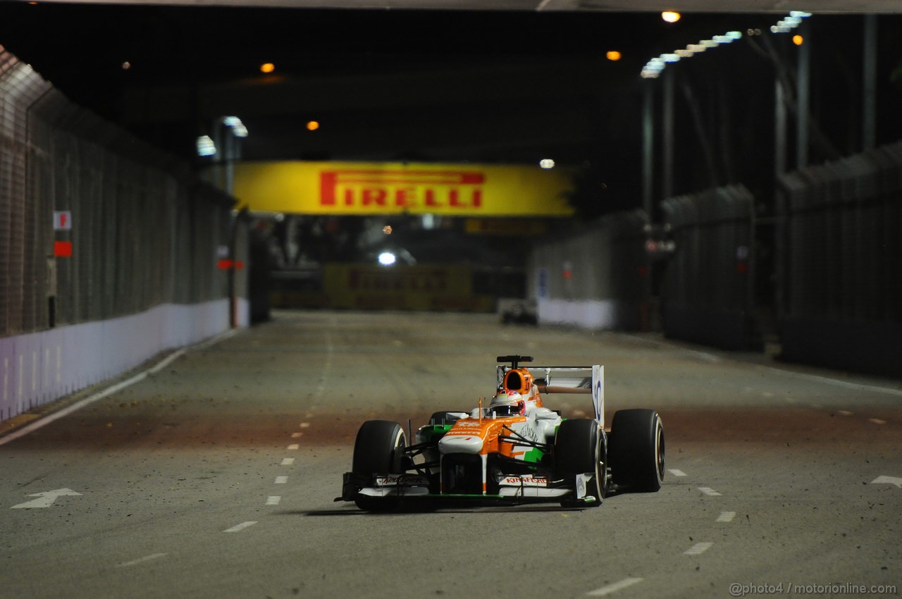 GP SINGAPORE, 20.09.2013- Prove Libere 1: Paul di Resta (GBR) Sahara Force India F1 Team VJM06 