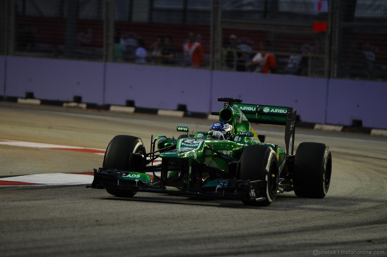 GP SINGAPORE, 20.09.2013- Prove Libere 1: Charles Pic (FRA) Caterham F1 Team CT03 