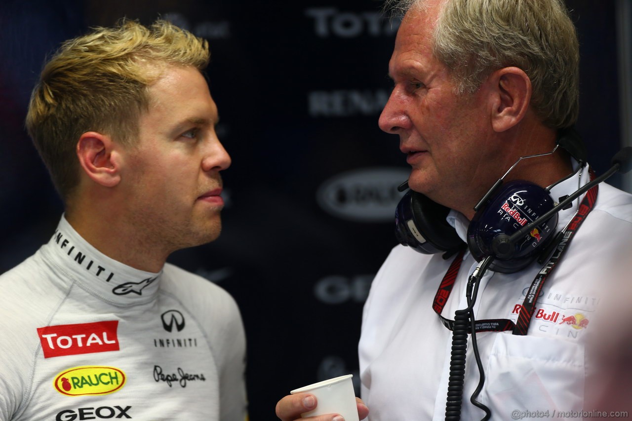 GP SINGAPORE, 20.09.2013- Prove Libere 1: Sebastian Vettel (GER) Red Bull Racing RB9 