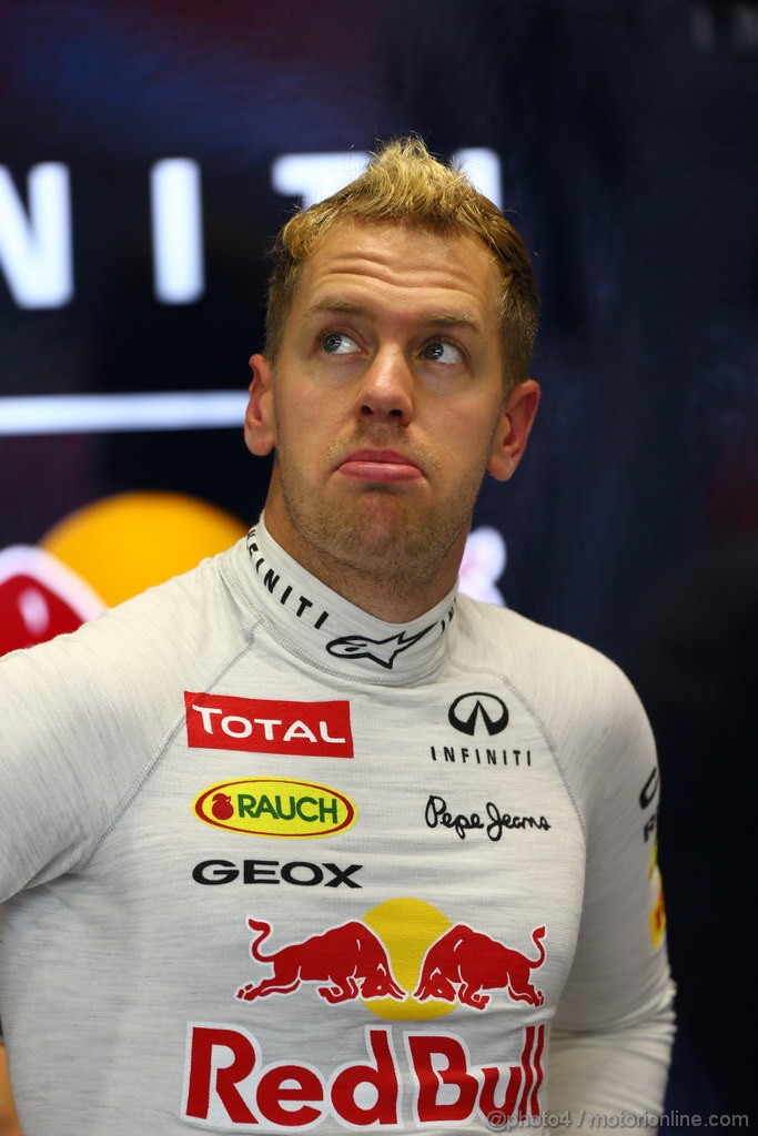 GP SINGAPORE, 20.09.2013- Prove Libere 1: Sebastian Vettel (GER) Red Bull Racing RB9 