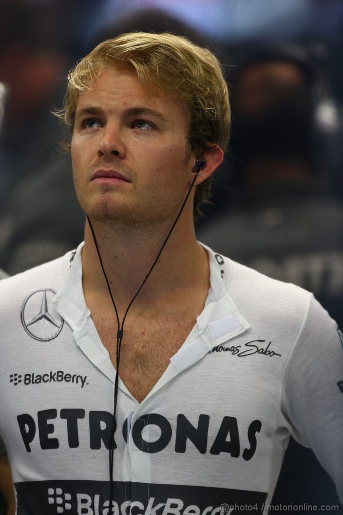 GP SINGAPORE, 20.09.2013- Prove Libere 1: Nico Rosberg (GER) Mercedes AMG F1 W04 