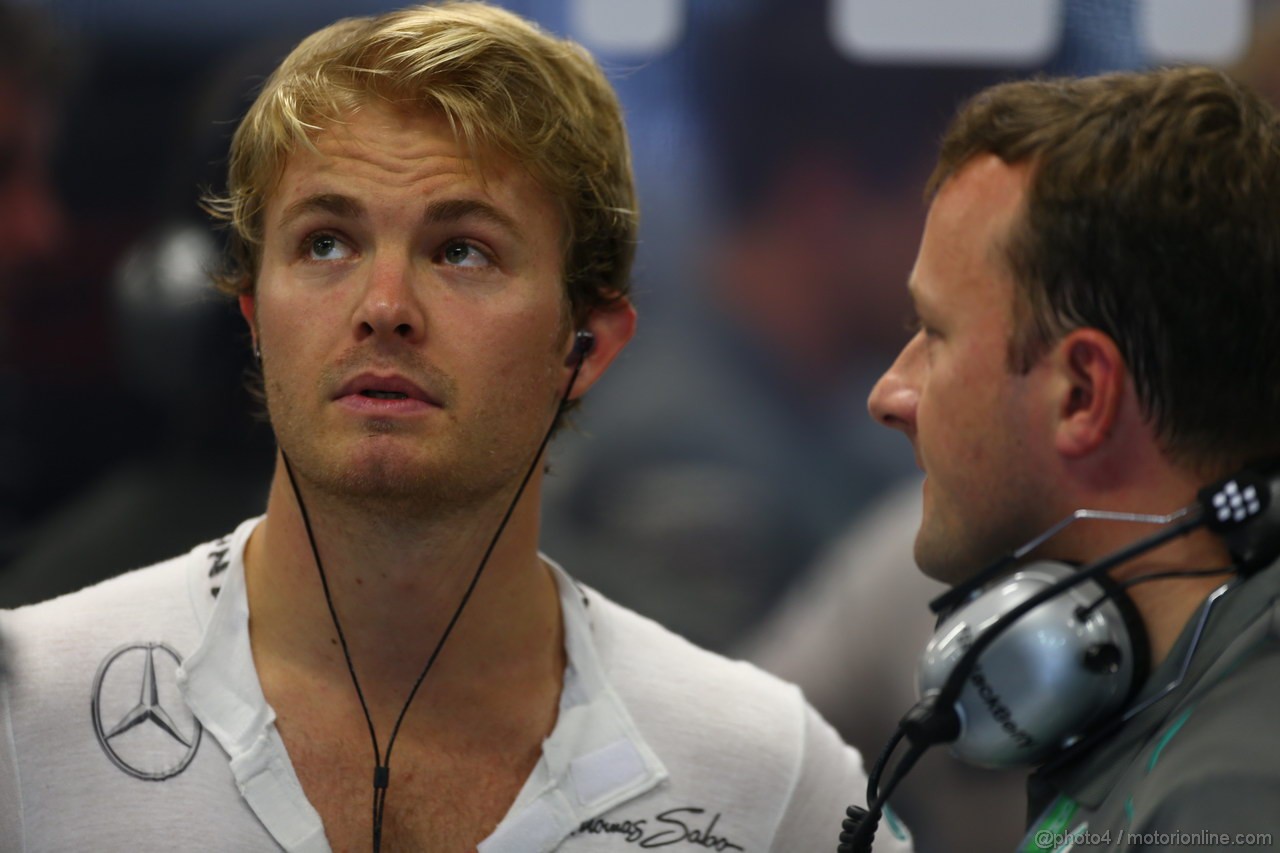 GP SINGAPORE, 20.09.2013- Prove Libere 1: Nico Rosberg (GER) Mercedes AMG F1 W04 
