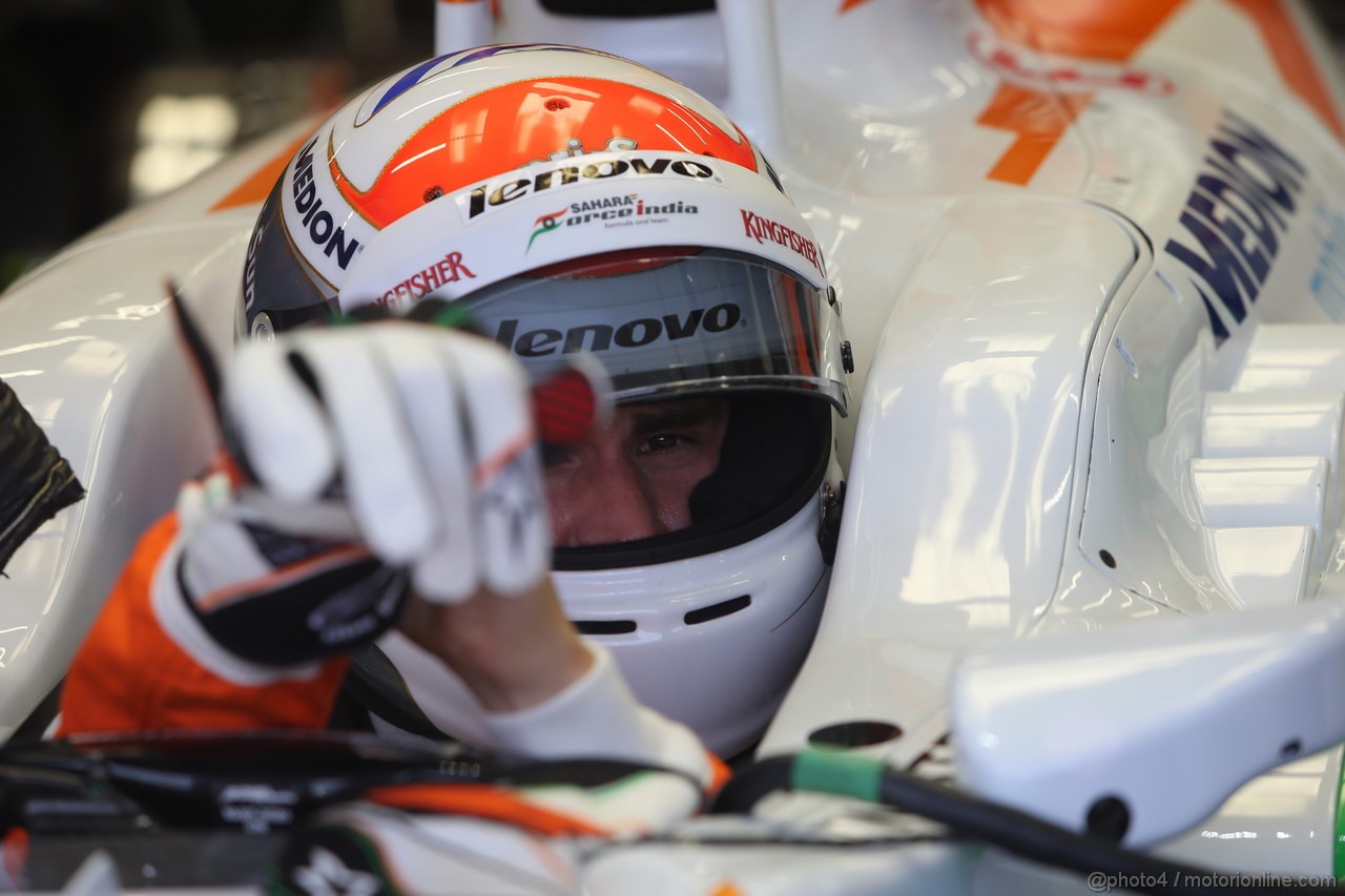 GP SINGAPORE, 20.09.2013- Prove Libere 1: Adrian Sutil (GER), Sahara Force India F1 Team VJM06 