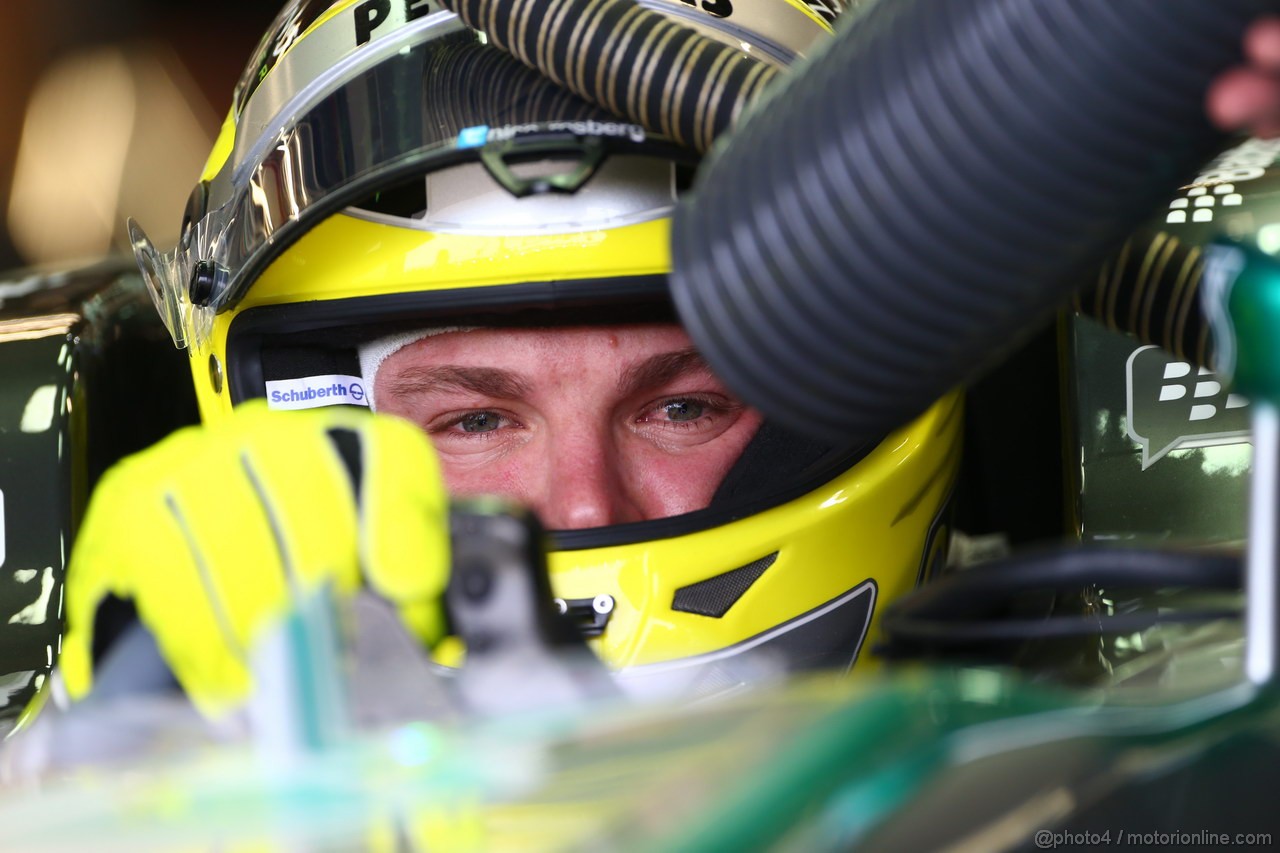 GP SINGAPORE, 20.09.2013- Prove Libere 1: Nico Rosberg (GER) Mercedes AMG F1 W04 